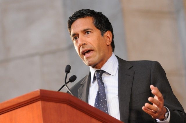 Dr. Sanjay Gupta, Chief medical correspondent for CNN, introduces the panelists and moderates the discussion