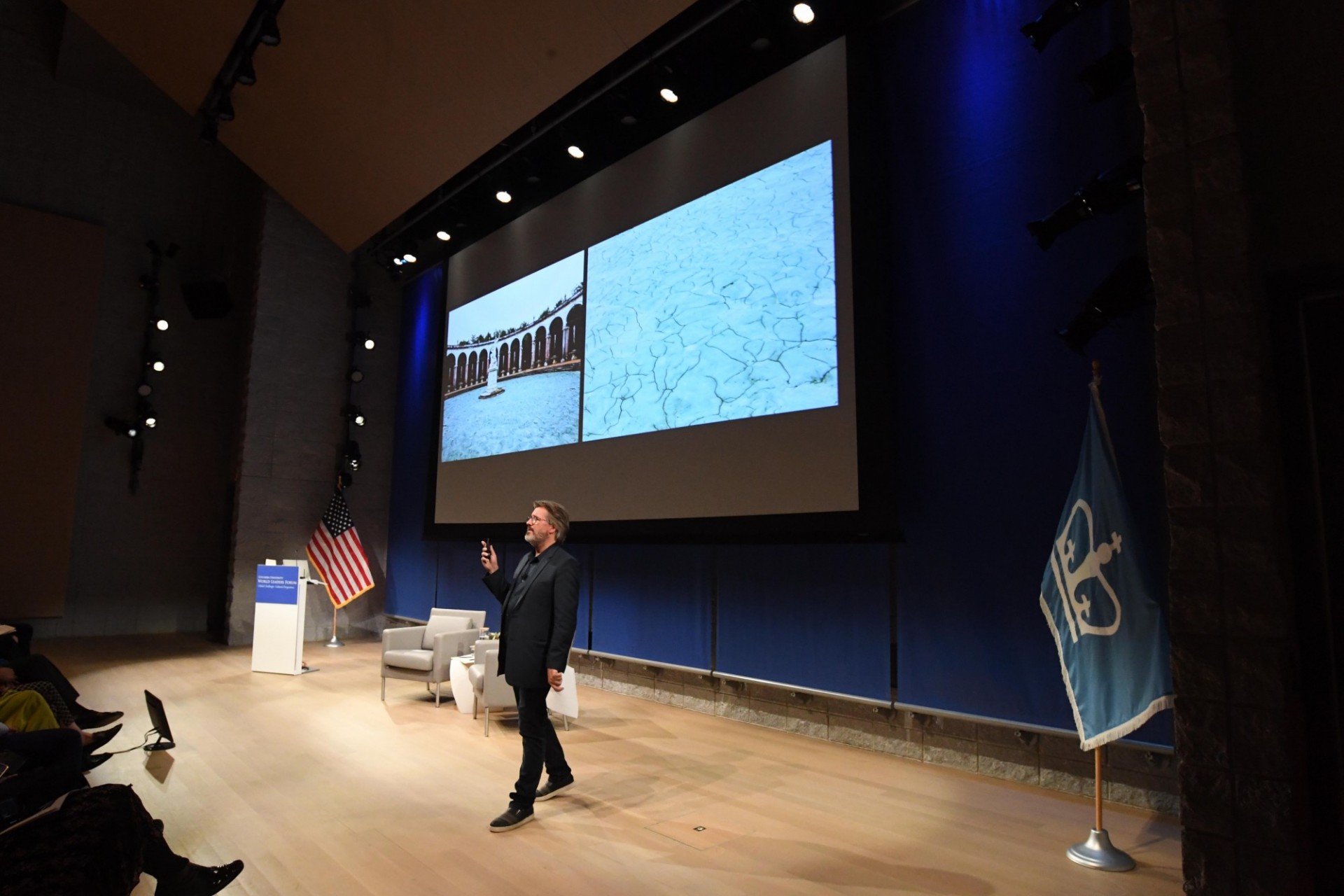 Olafur Eliasson, Multimedia Artist delivers his address to Columbia University students, faculty and staff.