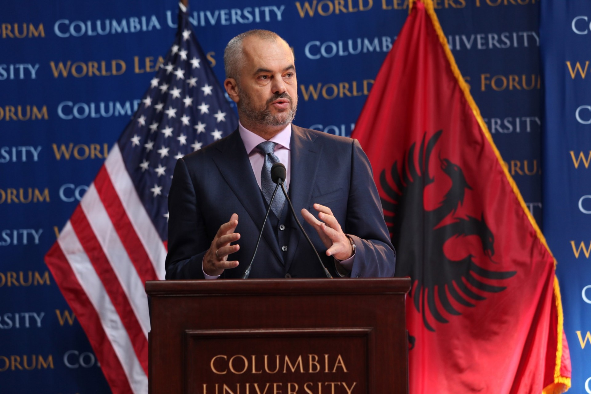 Prime Minster Edi Rama of the Republic of Albania