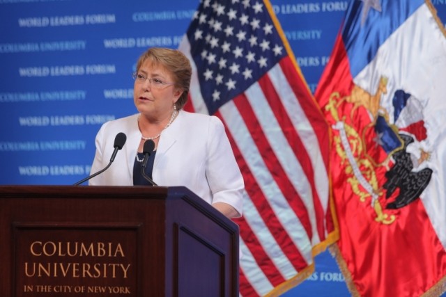 President Michelle Bachelet of the Republic of Chile