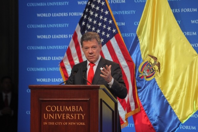 President Juan Manuel Santos of the Republic of Colombia