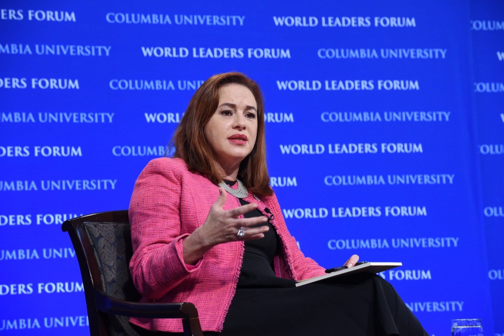 President María Fernanda Espinosa Garcés of the UN General Assembly 73rd Session, delivers her address, “Making the United Nations Relevant for All People,” to Columbia University students, faculty and staff.