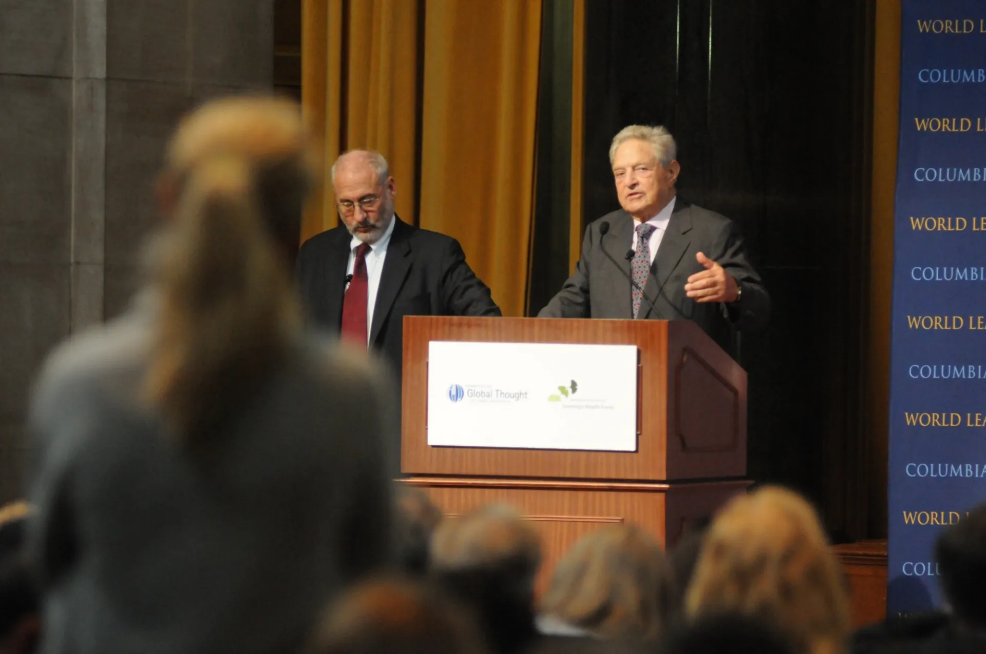 George Soros, Chair of Soros Fund Management LLC and Founder of the Open Society Institute 