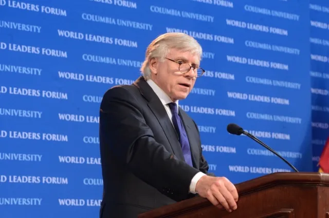 Lee C. Bollinger, President of Columbia University in the City of New York