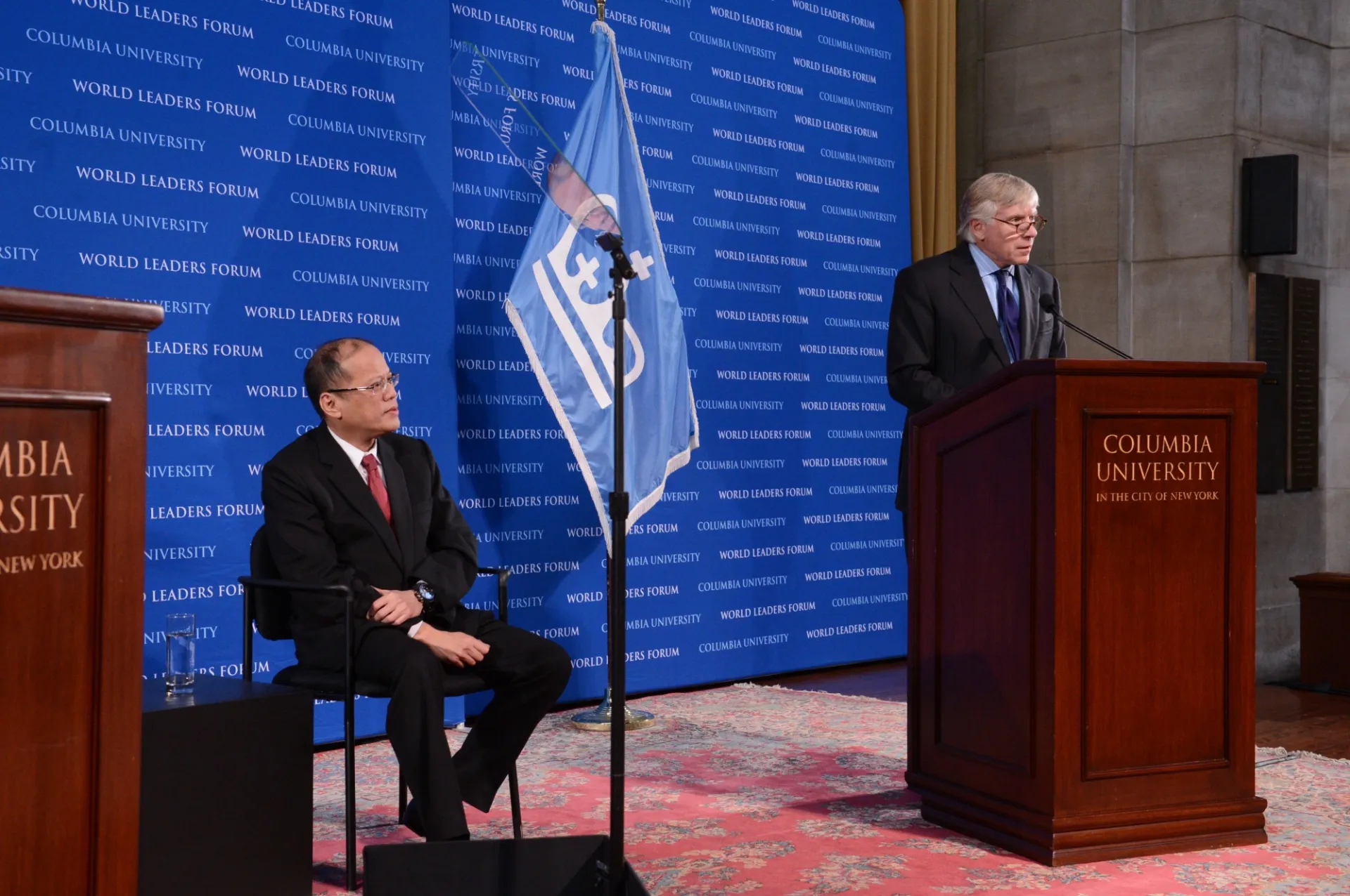 Lee C. Bollinger, President of Columbia University in the City of New York