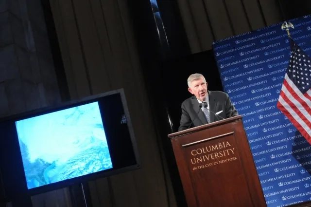 Michael Purdy, Executive Vice President for Research, gives opening remarks and introduces the program.