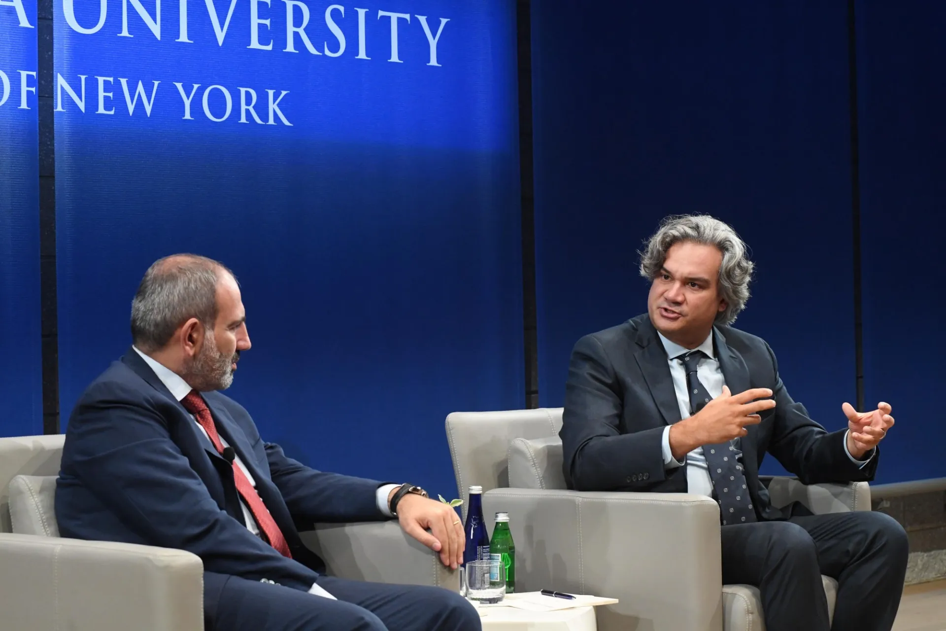 Alexander A. Cooley, Director, Harriman Institute; Claire Tow Professor of Political Science, Barnard College moderates the question and answer session with the audience.