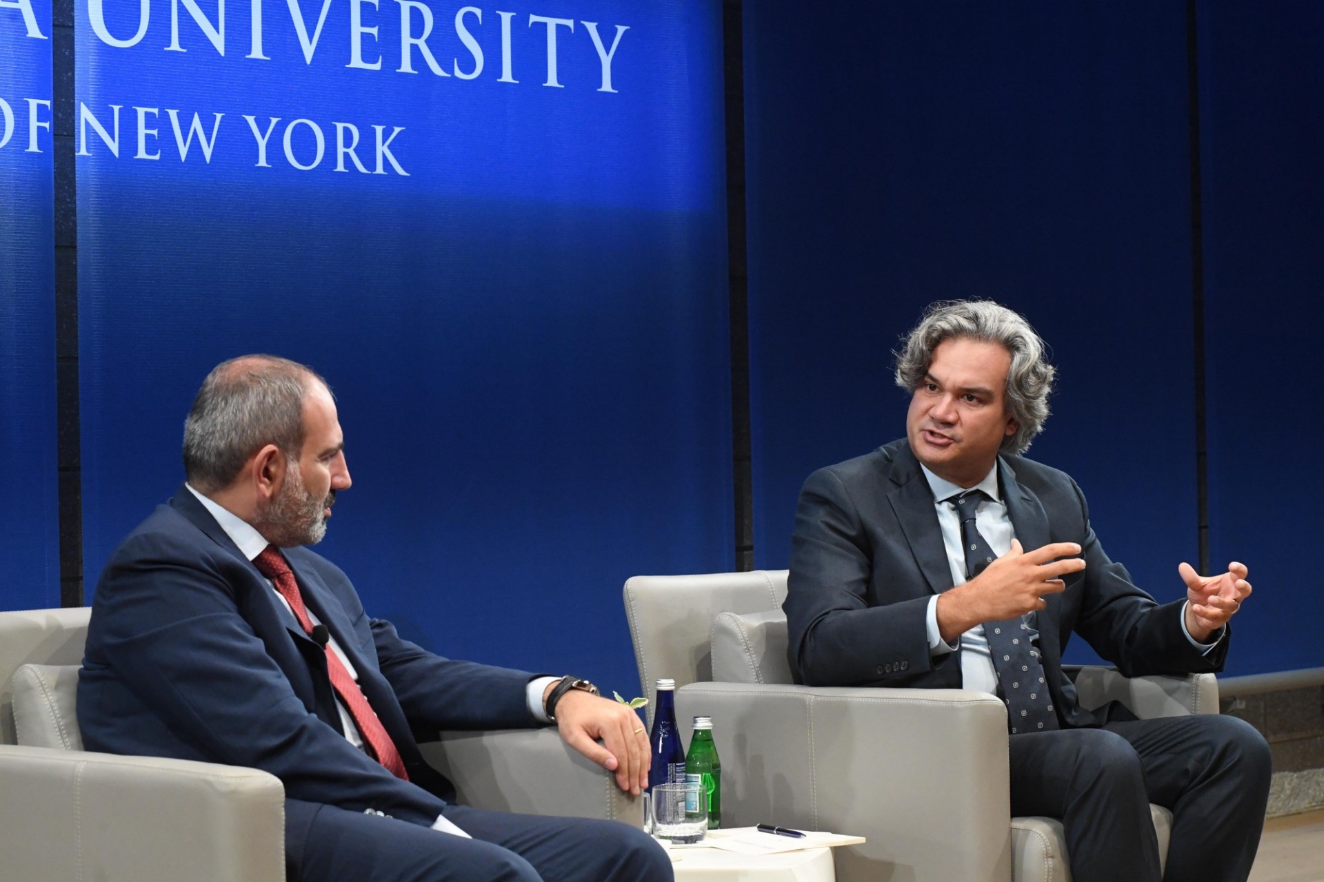 Alexander A. Cooley, Director, Harriman Institute; Claire Tow Professor of Political Science, Barnard College moderates the question and answer session with the audience.