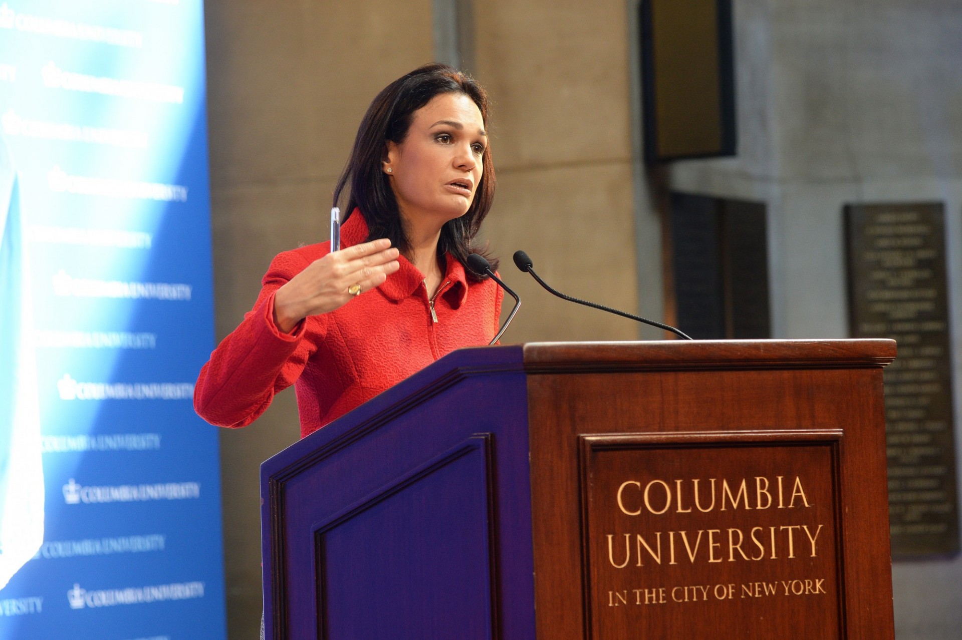 Vice President and Minister of Foreign Affairs Isabel de Saint Malo de Alvarado of the Republic of Panama