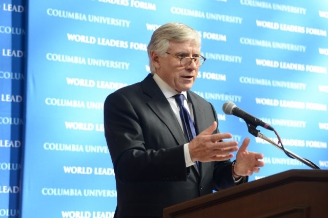 Lee C. Bollinger, President of Columbia University in the City of New York