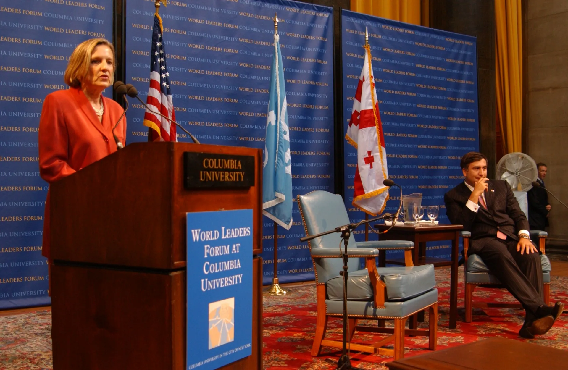 Lisa Anderson, Dean of Columbia University School of International and Public Affairs 