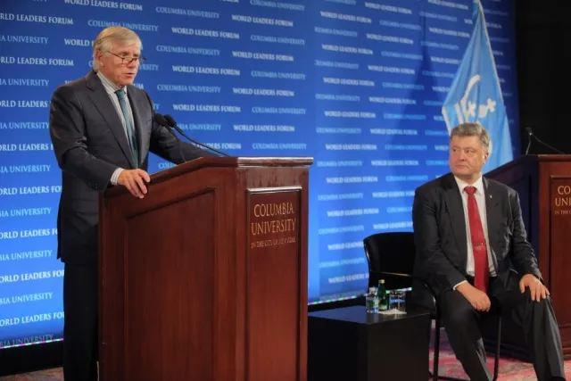 Lee C. Bollinger, President of Columbia University in the City of New York