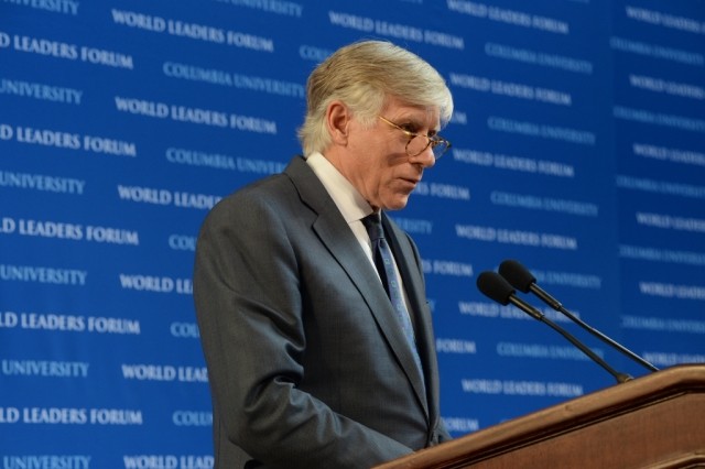 Lee C. Bollinger, President of Columbia University in the City of New York