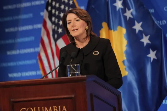 President Atifete Jahjaga of the Republic of Kosovo