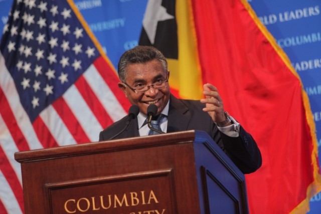 Prime Minister Rui Maria de Araújo of Timor-Leste