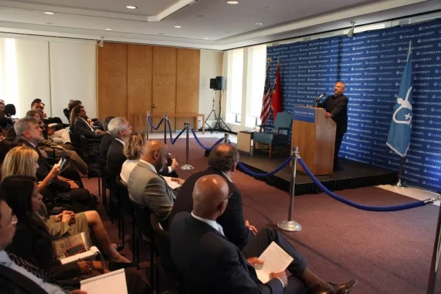 President Ramos-Horta of Timor Leste gives remarks.