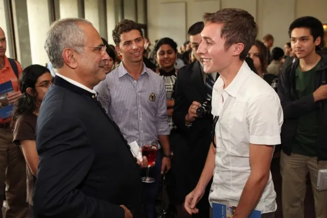 President Ramos-Horta of Timor Leste speaks to students.