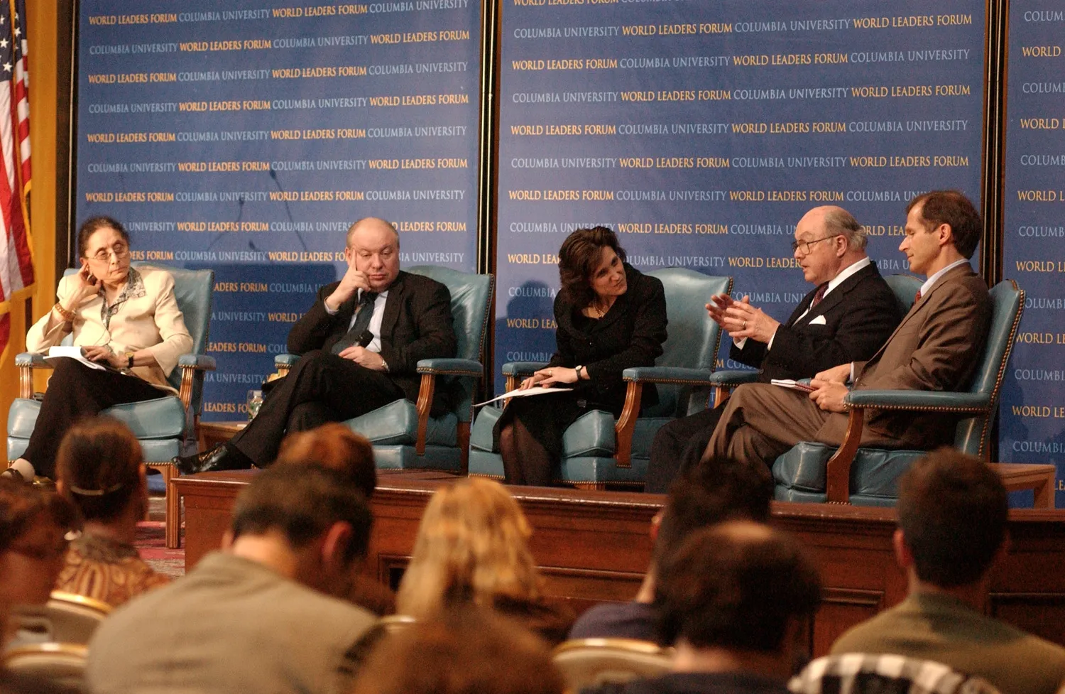 program participants during discussion