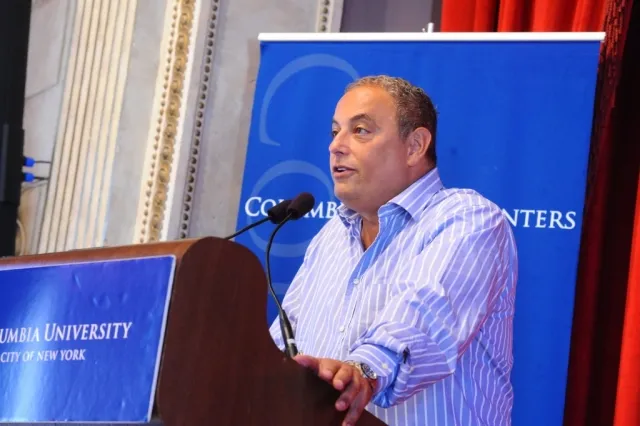 Professor Safwan Masri gives participants an overview of the Columbia Global Center Network.