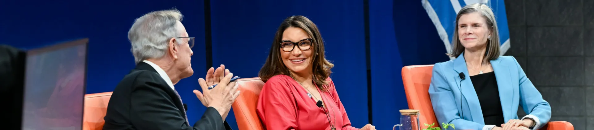 World Leaders Forum featuring Provost Angela Olinto of Columbia University and Janja da Silva, First Lady of Brazil