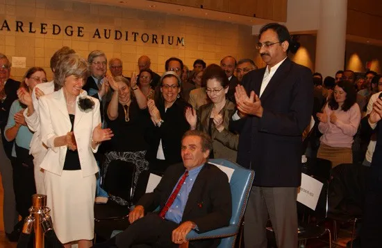 Dr. Rosenfield receives a standing ovation for his decades of work and contributions to the health field.